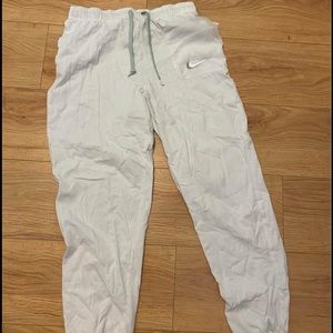Nike White Joggers